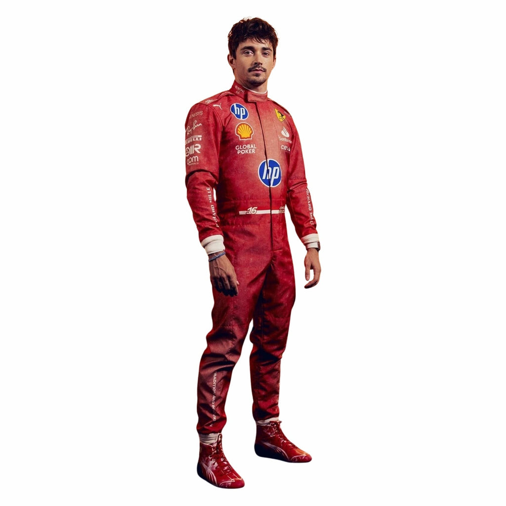 2024 F1 Racing Costume Worn by Charles Leclerc & Carlos Sainz Jr. - Las Vegas GP Endless Racewear