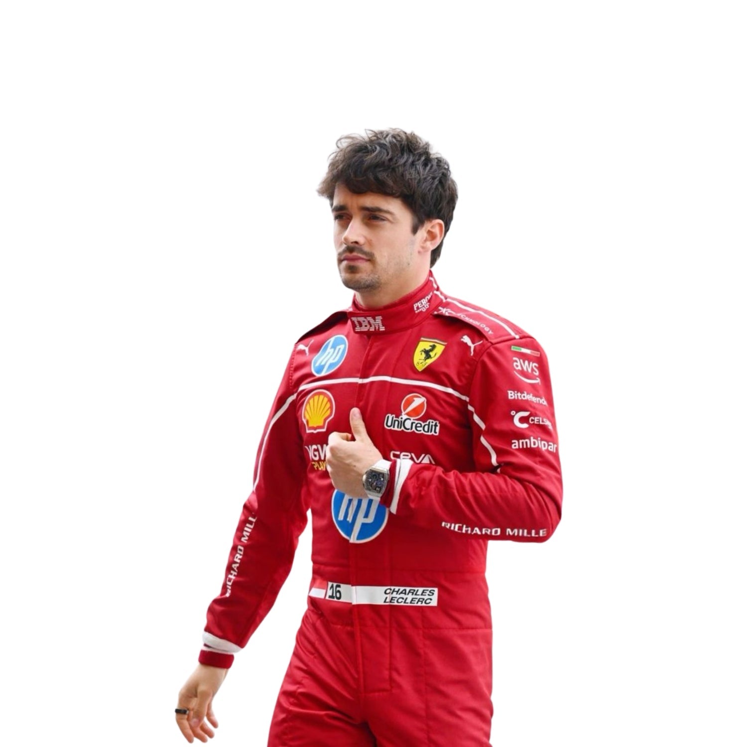 Charles Leclerc 2025 F1 Racing Suit Endless Racewear