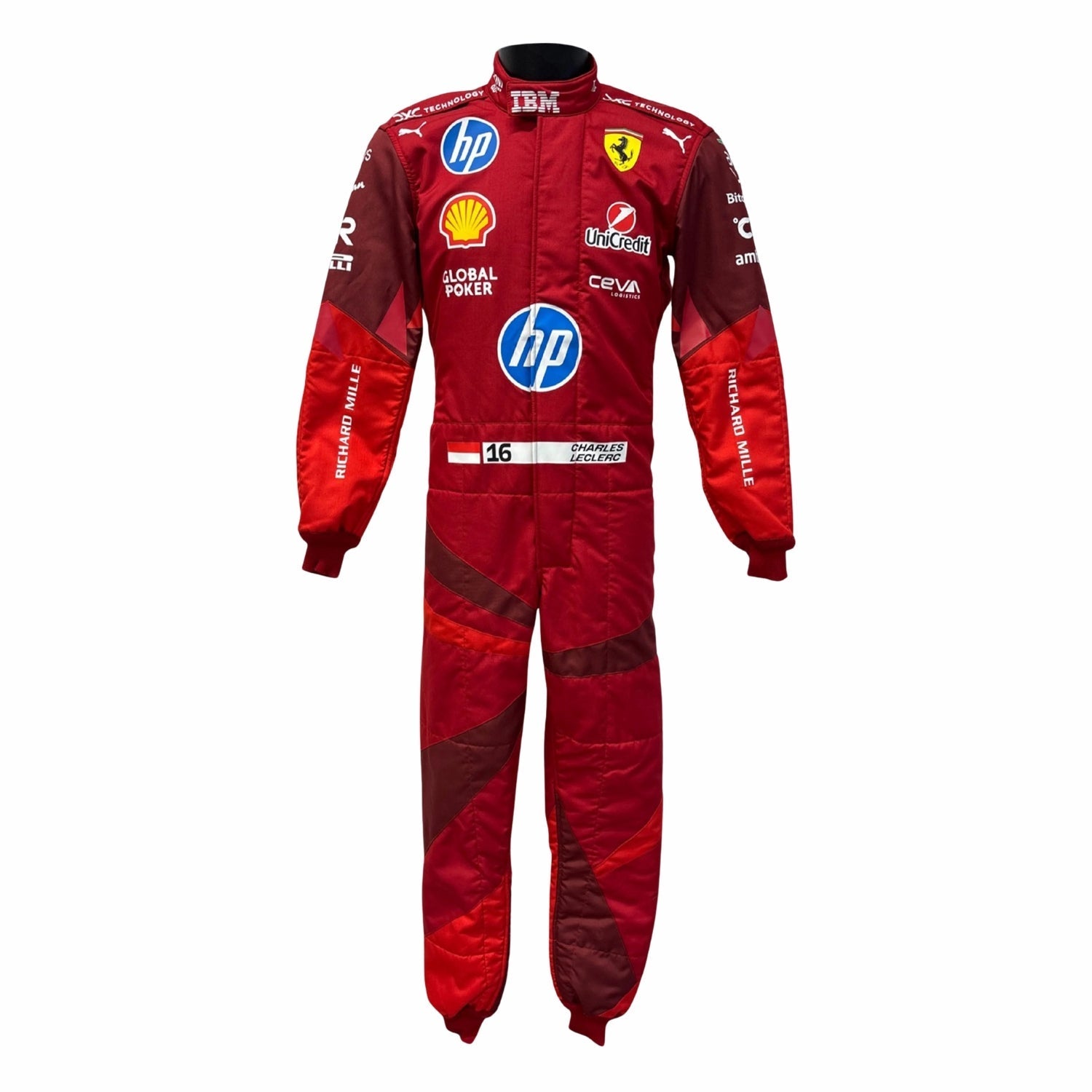 2025 F1 Racing Costume Worn by Charles Leclerc & Lewis Hamilton - Las Vegas GP Endless Racewear
