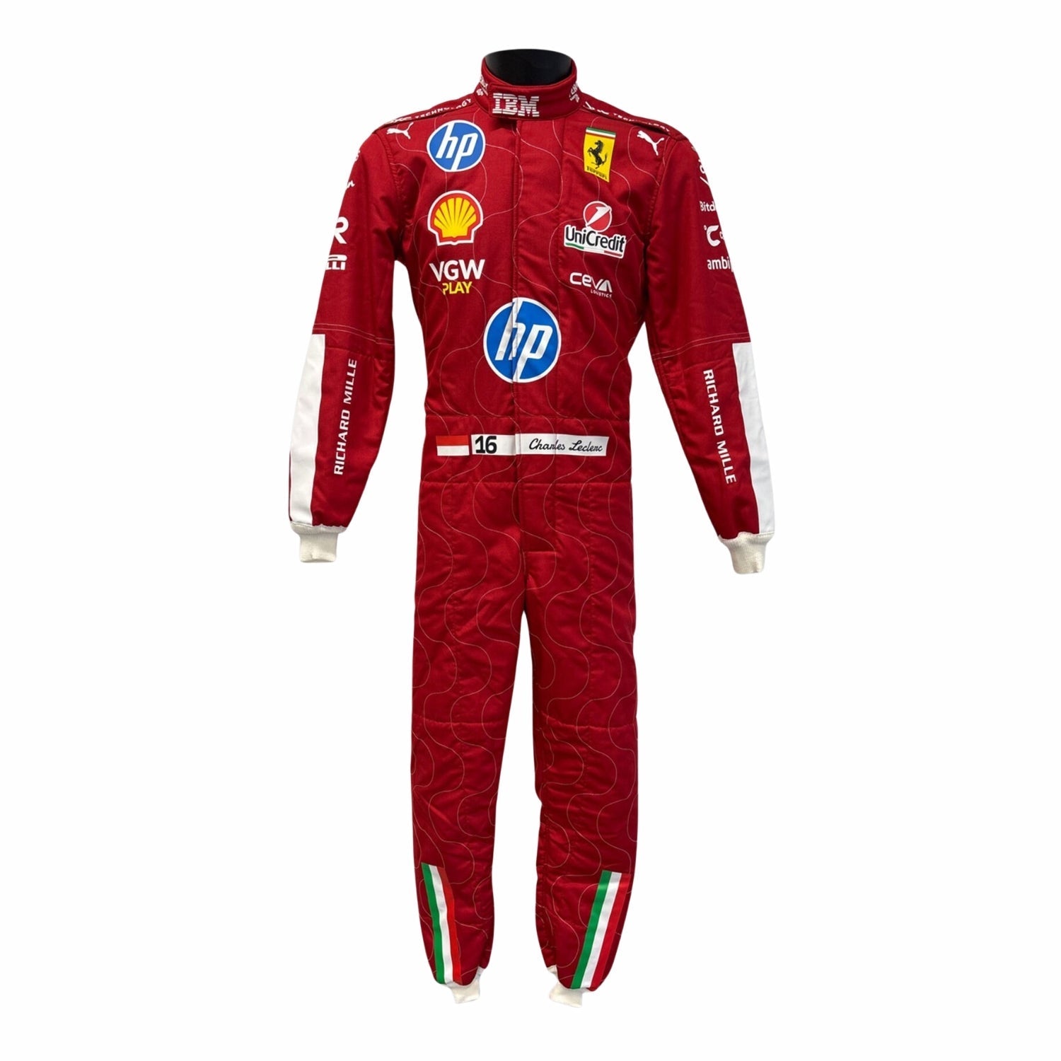 Charles Leclerc 2025 Monza GP F1 Racing Suit Endless Racewear