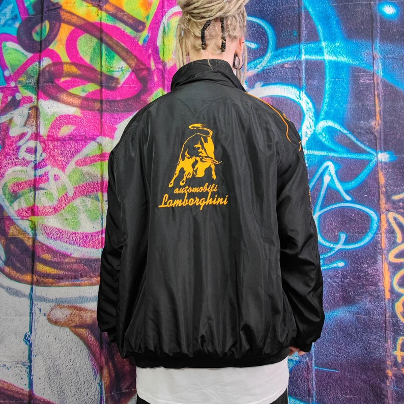 Lamborghini Replica Racing Jacket | Retro F1 Inspired Streetwear Endless Racegear