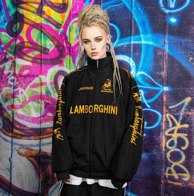 Lamborghini Replica Racing Jacket | Retro F1 Inspired Streetwear Endless Racegear
