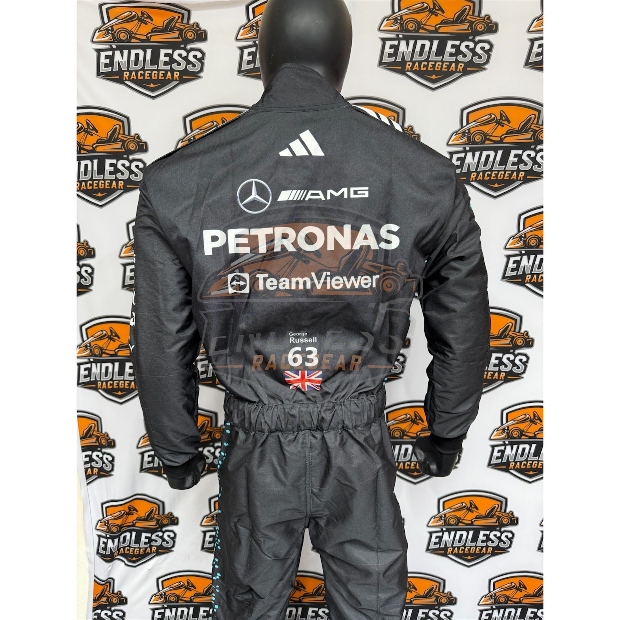 2025 Andrea Kimi Antonelli & George Russell Mercedes replica suit Endless Racegear