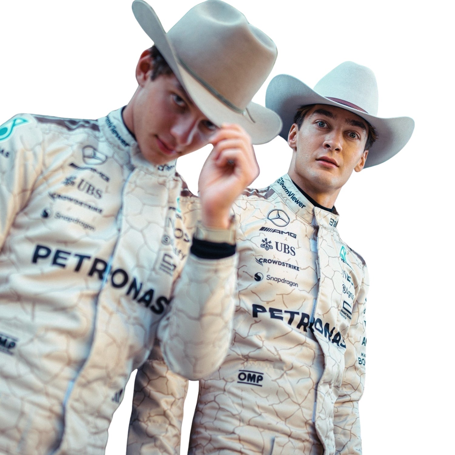 2025 F1 Racing Costume Worn by George Russell & Andrea Kimi Antonelli - USA Austin GP Endless Racewear