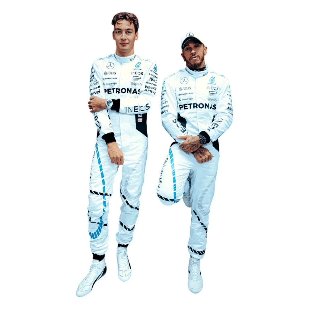 F1 Racing Costume Worn by Lewis Hamilton & George Russell– 2024 Qatar GP Endless Racewear