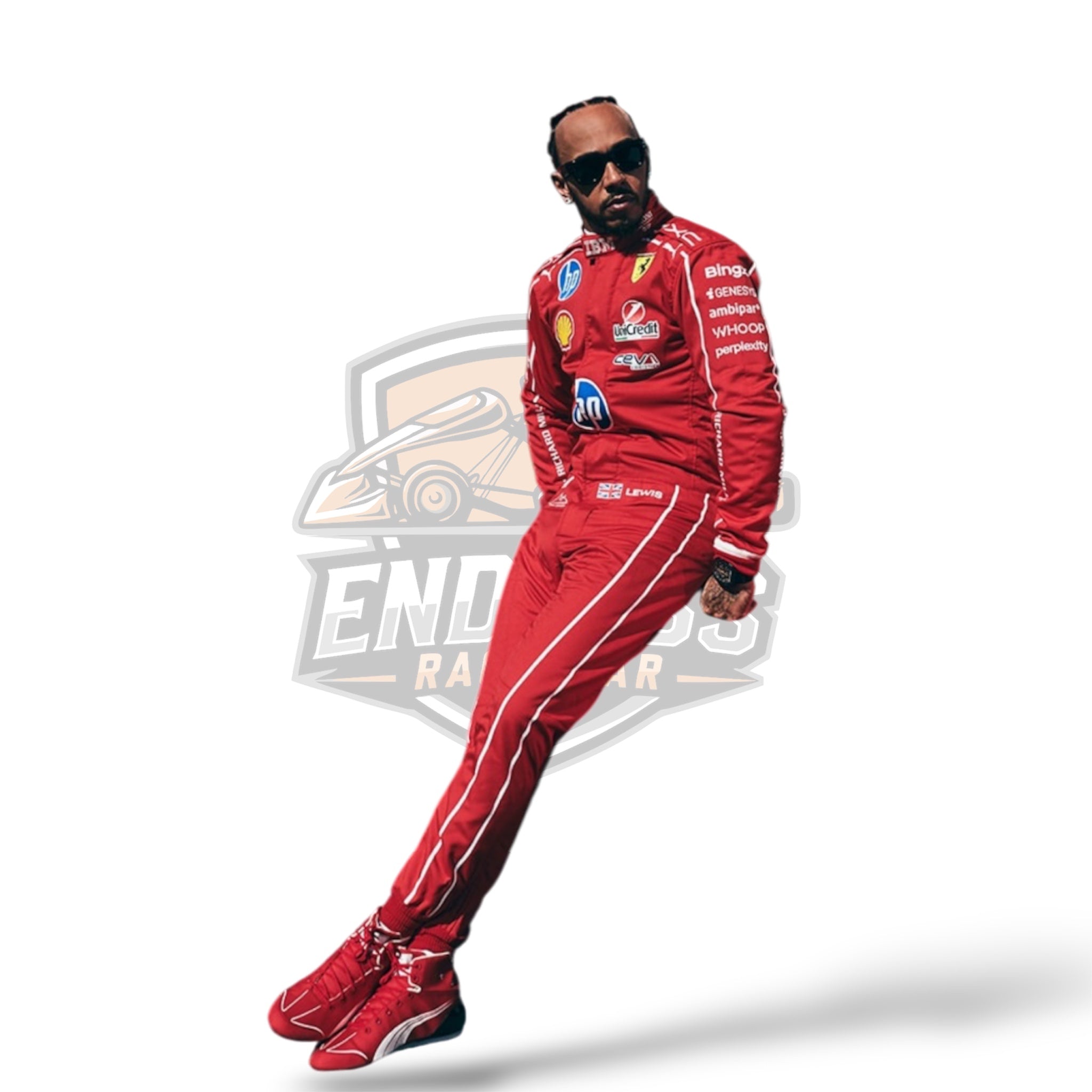 2026 Scuderia Ferrari Charles Leclerc HP Monza GP Replica Race Suit