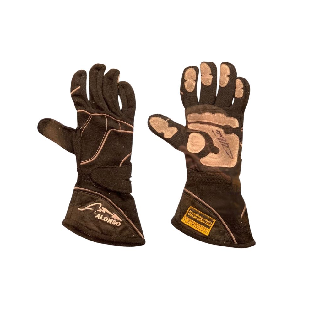 Fernando Alonso 2016 F1 Racing Gloves Endless Racewear