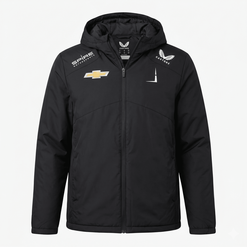 Nascar Spire Motorsport Men's Team Winter Jacket - Caviar Black