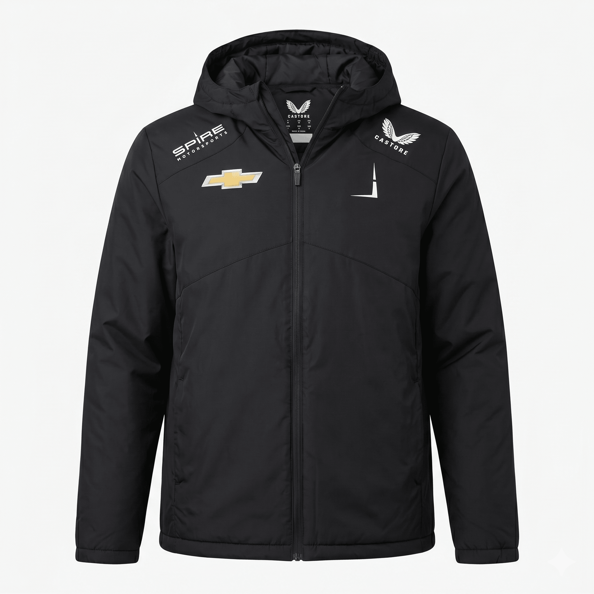Nascar Spire Motorsport Men's Team Winter Jacket - Caviar Black
