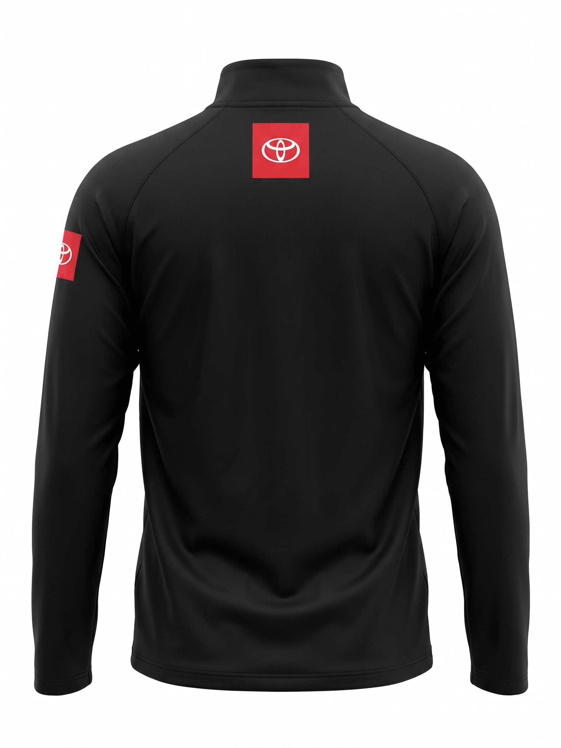 Joe Gibbs Racing Men's Team 1/4 Zip Pullover - Caviar Black