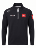 Joe Gibbs Racing Men's Team 1/4 Zip Pullover - Caviar Black