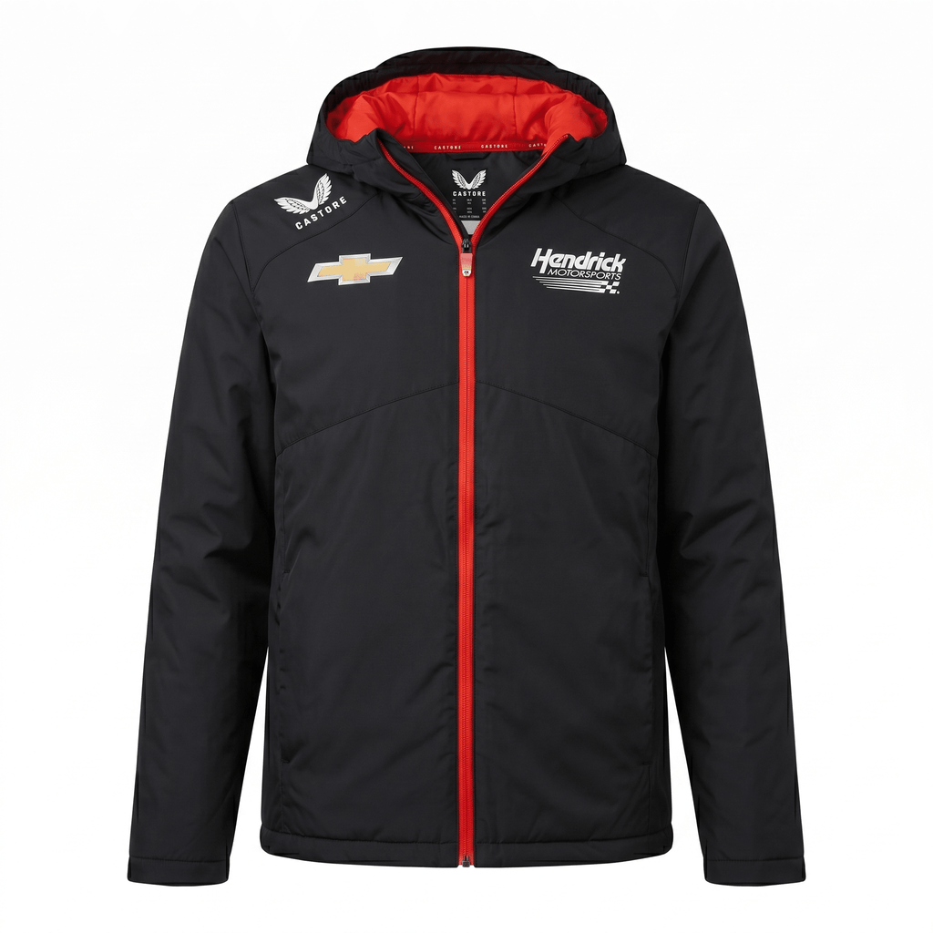 Nascar Hendrick Motorsport Team Bench Jacket - Caviar Black