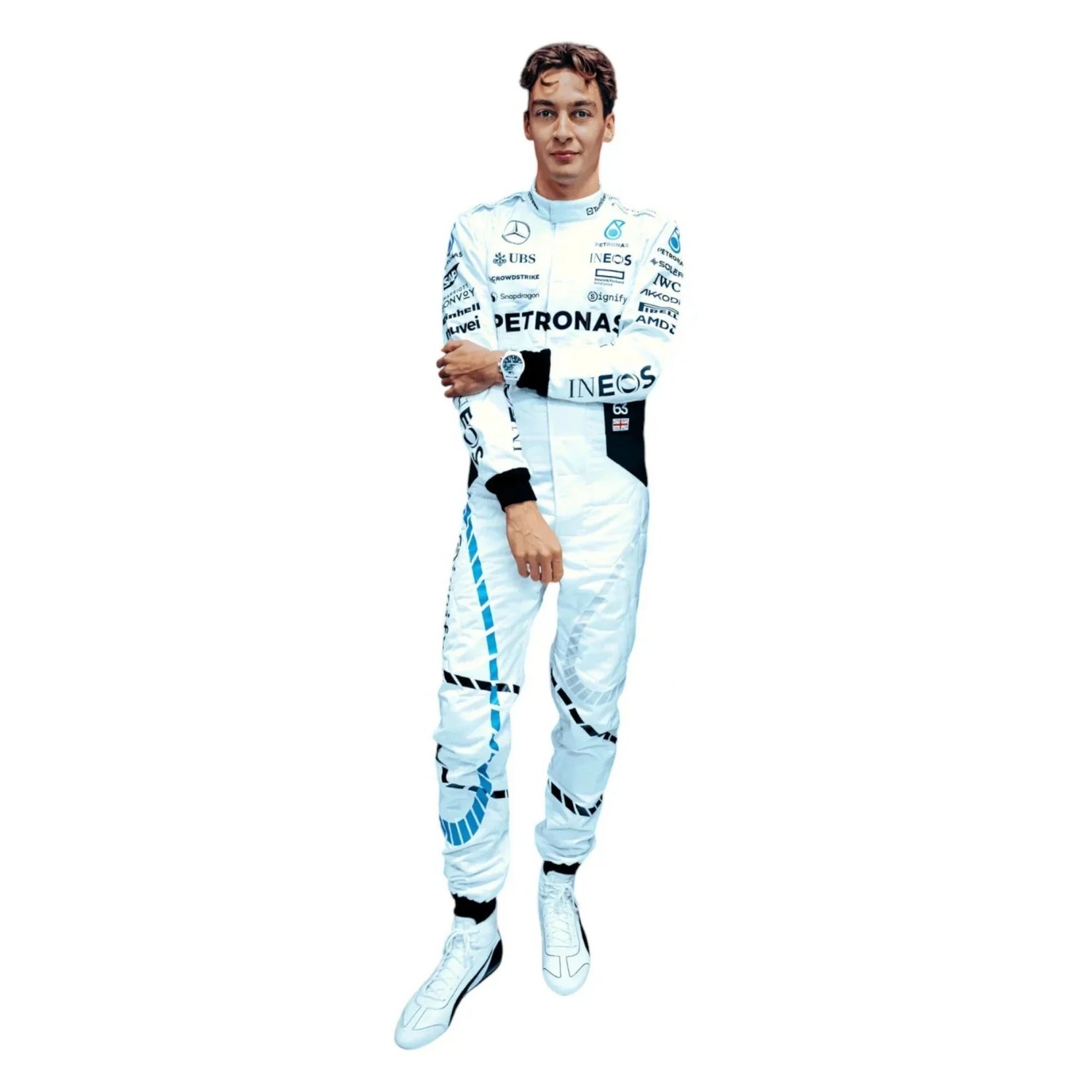 F1 Racing Costume Worn by Lewis Hamilton & George Russell– 2024 Qatar GP Endless Racewear