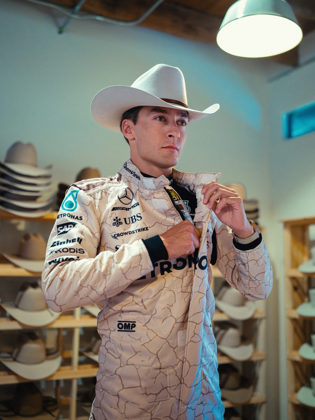 George Russell 2025 USA Austin GP F1 Racing Suit Endless Racewear