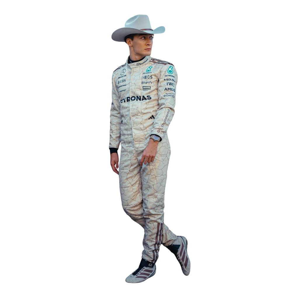 2025 F1 Racing Costume Worn by George Russell & Andrea Kimi Antonelli - USA Austin GP Endless Racewear
