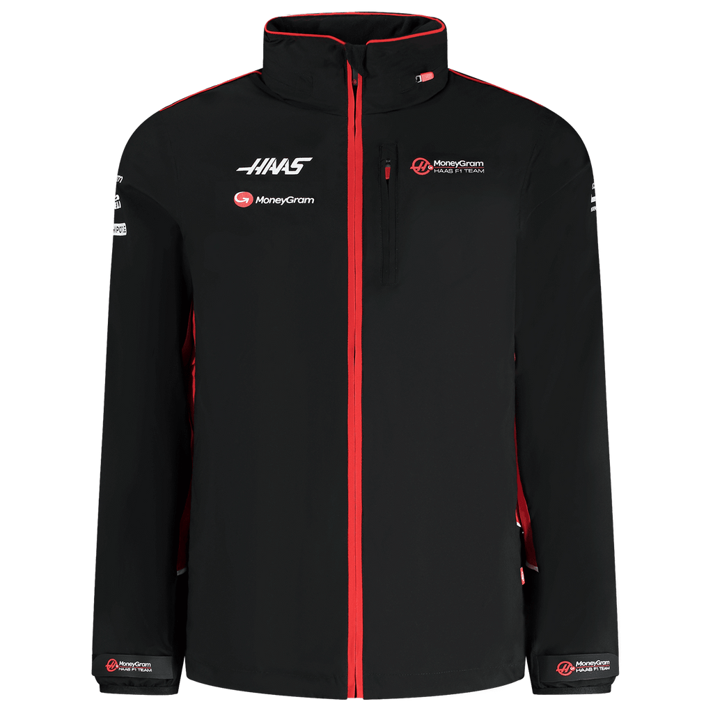 Haas Racing F1 2024 Team Lightweight Rain Jacket - Black