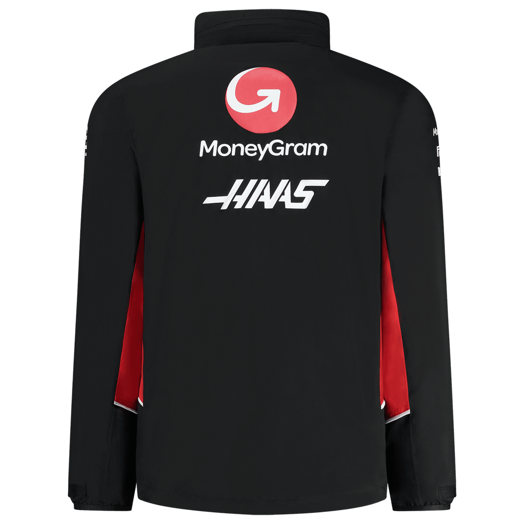 Haas Racing F1 2024 Team Lightweight Rain Jacket - Black