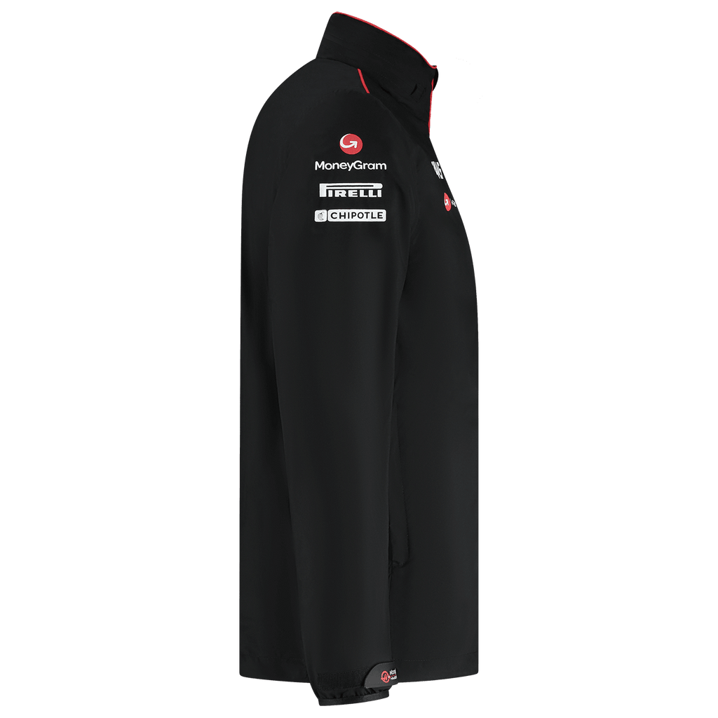 Haas Racing F1 2024 Team Lightweight Rain Jacket - Black