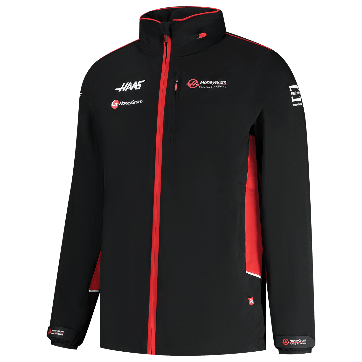 Haas Racing F1 2024 Team Lightweight Rain Jacket - Black