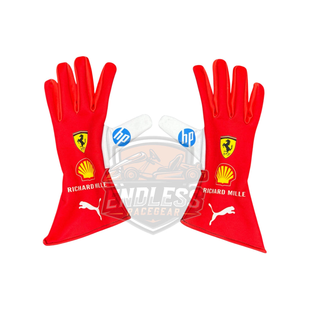 2025 Scuderia Ferrari F1 GP Gloves – Replica Gloves Endless Racewear