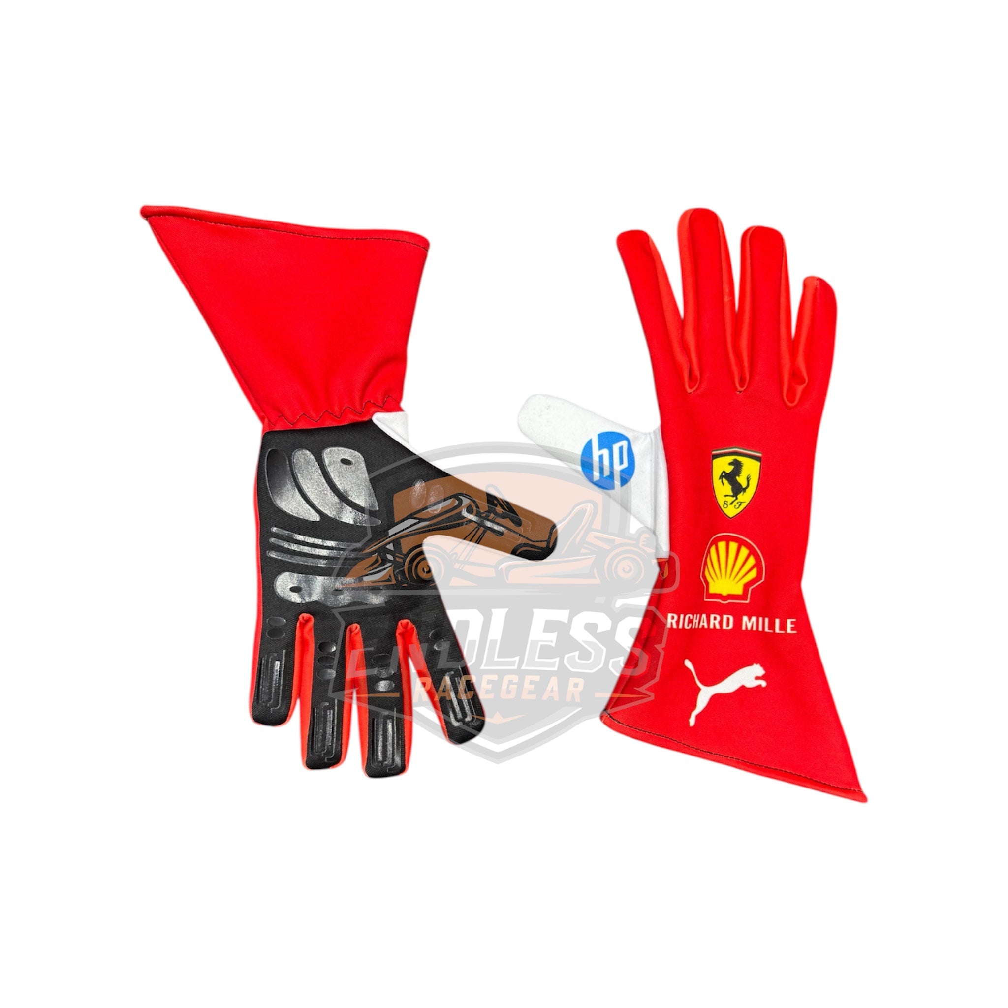 2025 Scuderia Ferrari F1 GP Gloves – Replica Gloves Endless Racewear