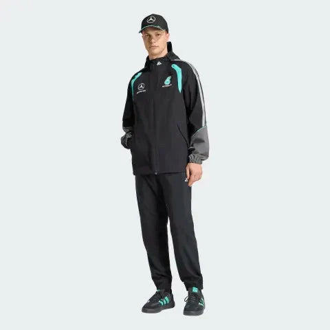 Mercedes - AMG Petronas Formula One Men's Mechanics Rain Jacket - Black