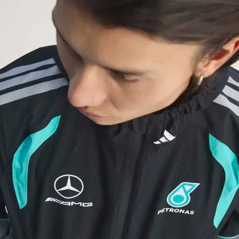 Mercedes - AMG Petronas Formula One Men's Mechanics Rain Jacket - Black