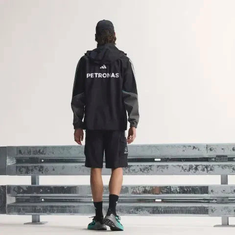 Mercedes - AMG Petronas Formula One Men's Mechanics Rain Jacket - Black
