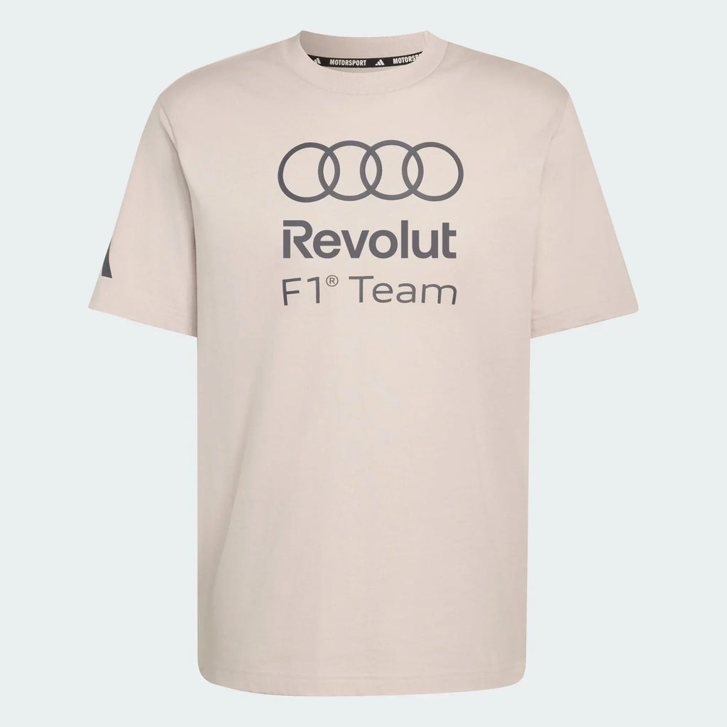 Audi Formula One Men's DNA Graphic T-Shirt - White Audi F1