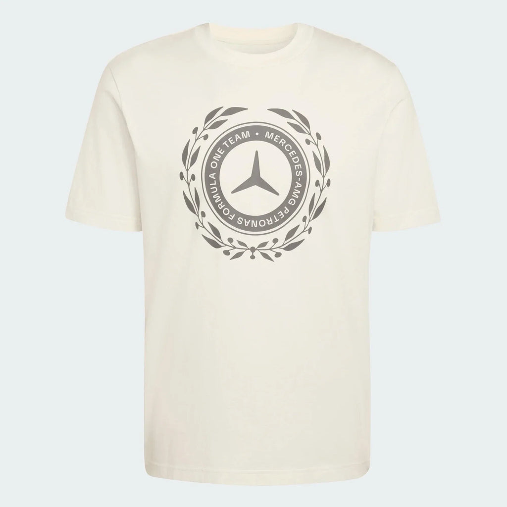 Mercedes - AMG Petronas Formula One Men's Silver Arrows Logo T-Shirt - Off White Mercedes AMG Petronas