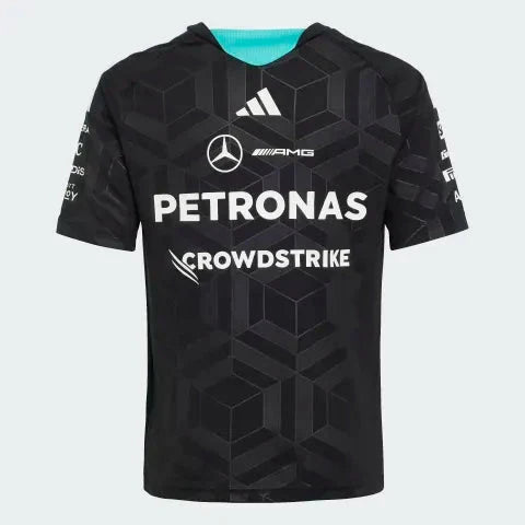 Mercedes - AMG Petronas Formula One 2026 Kids Team Driver Jersey - Youth Black/White Mercedes AMG Petronas