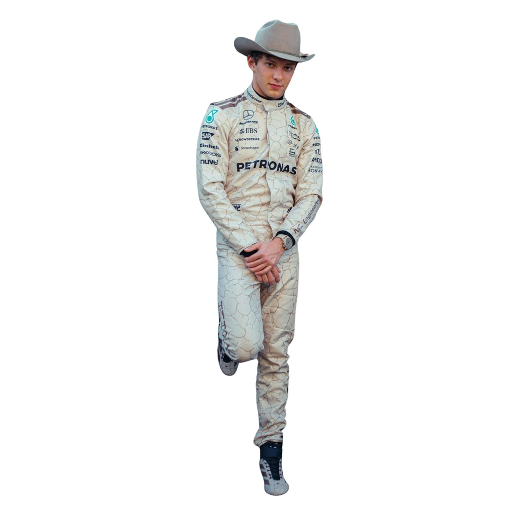 2025 F1 Racing Costume Worn by George Russell & Andrea Kimi Antonelli - USA Austin GP Endless Racewear