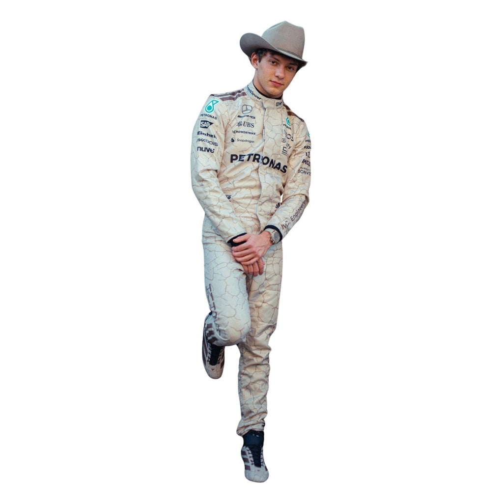 2025 F1 Racing Costume Worn by George Russell & Andrea Kimi Antonelli - USA Austin GP Endless Racewear