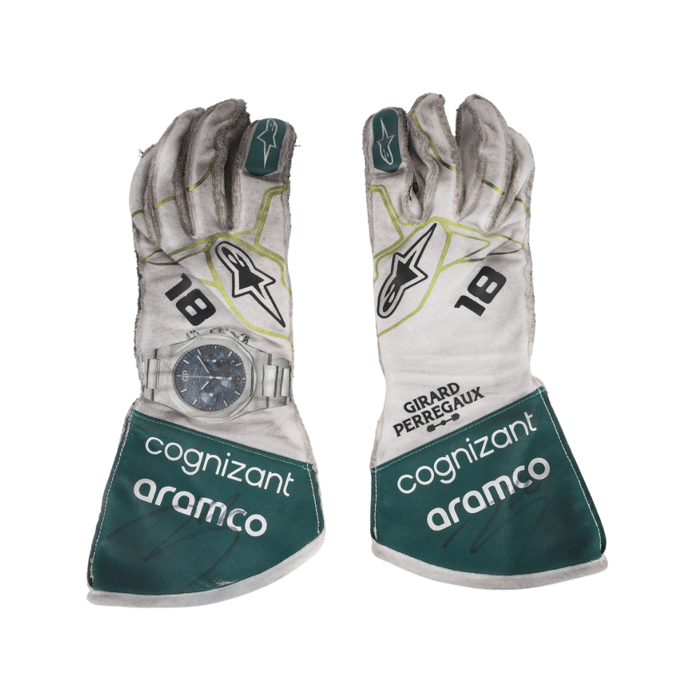 Lance Stroll 2022 Dutch GP F1 Racing Gloves Endless Racewear