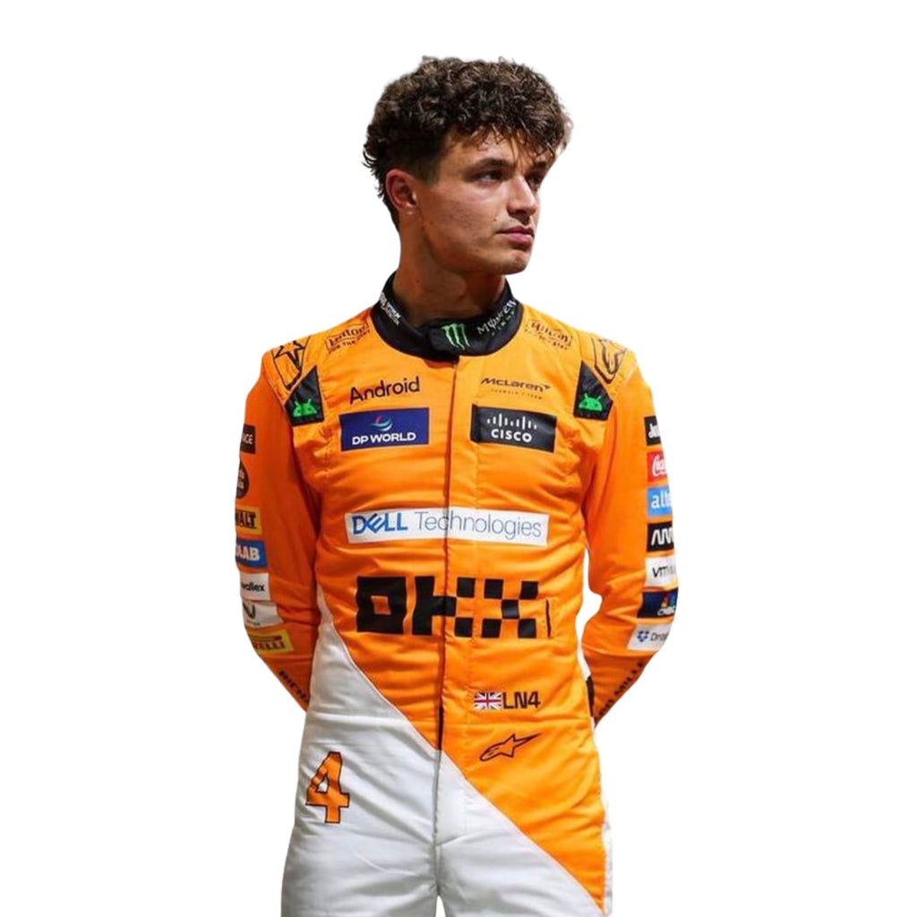 F1 Racing Costume Worn by Lando Norris & Oscar Piastri – 2024 Singapore GP Endless Racewear