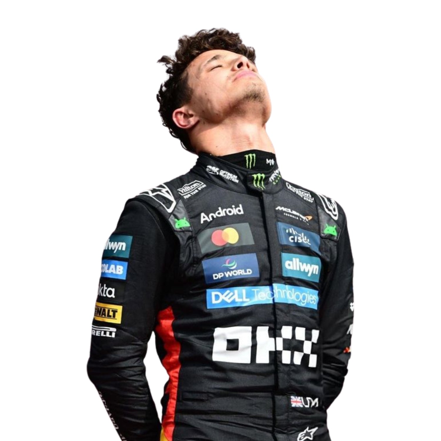 2025 F1 Racing Costume Worn by Lando Norris & Oscar Piastri - Silverstone British GP Endless Racewear