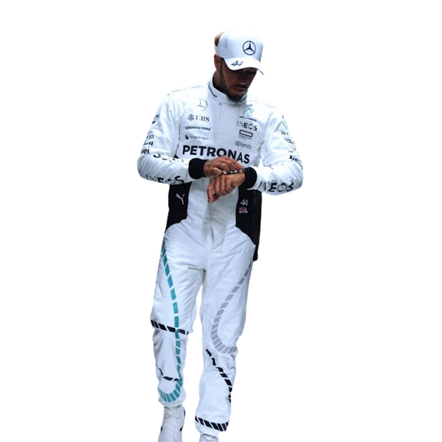 Lewis Hamilton 2024 Qatar GP F1 Racing Suit Endless Racewear