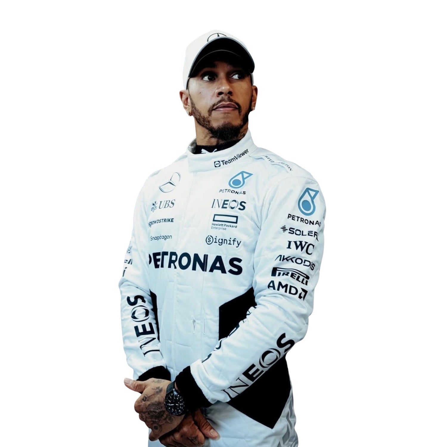Lewis Hamilton 2024 Qatar GP F1 Racing Suit Endless Racewear