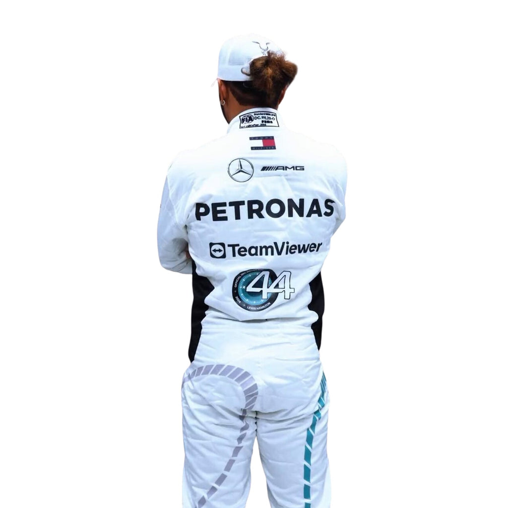 F1 Racing Costume Worn by Lewis Hamilton & George Russell– 2024 Qatar GP Endless Racewear