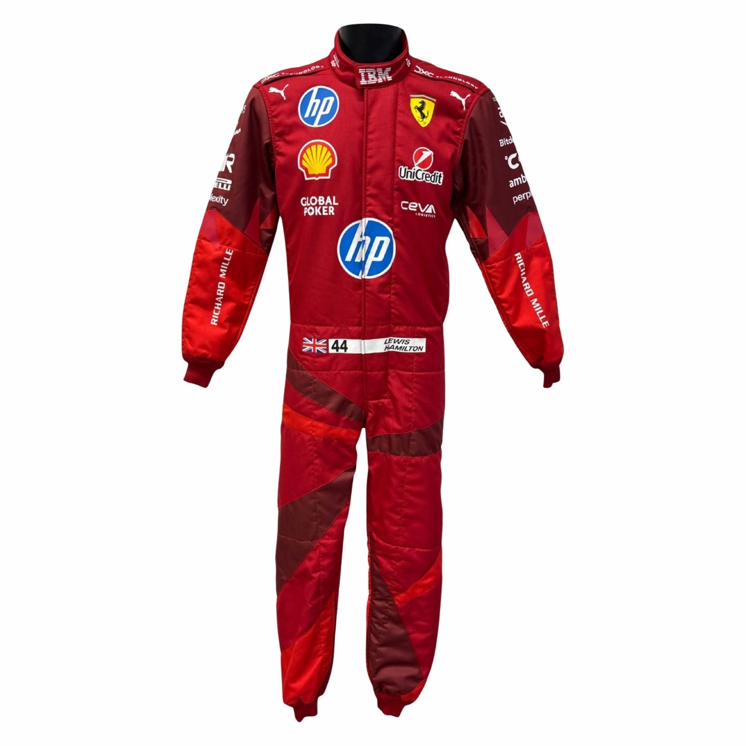 2025 F1 Racing Costume Worn by Charles Leclerc & Lewis Hamilton - Las Vegas GP Endless Racewear