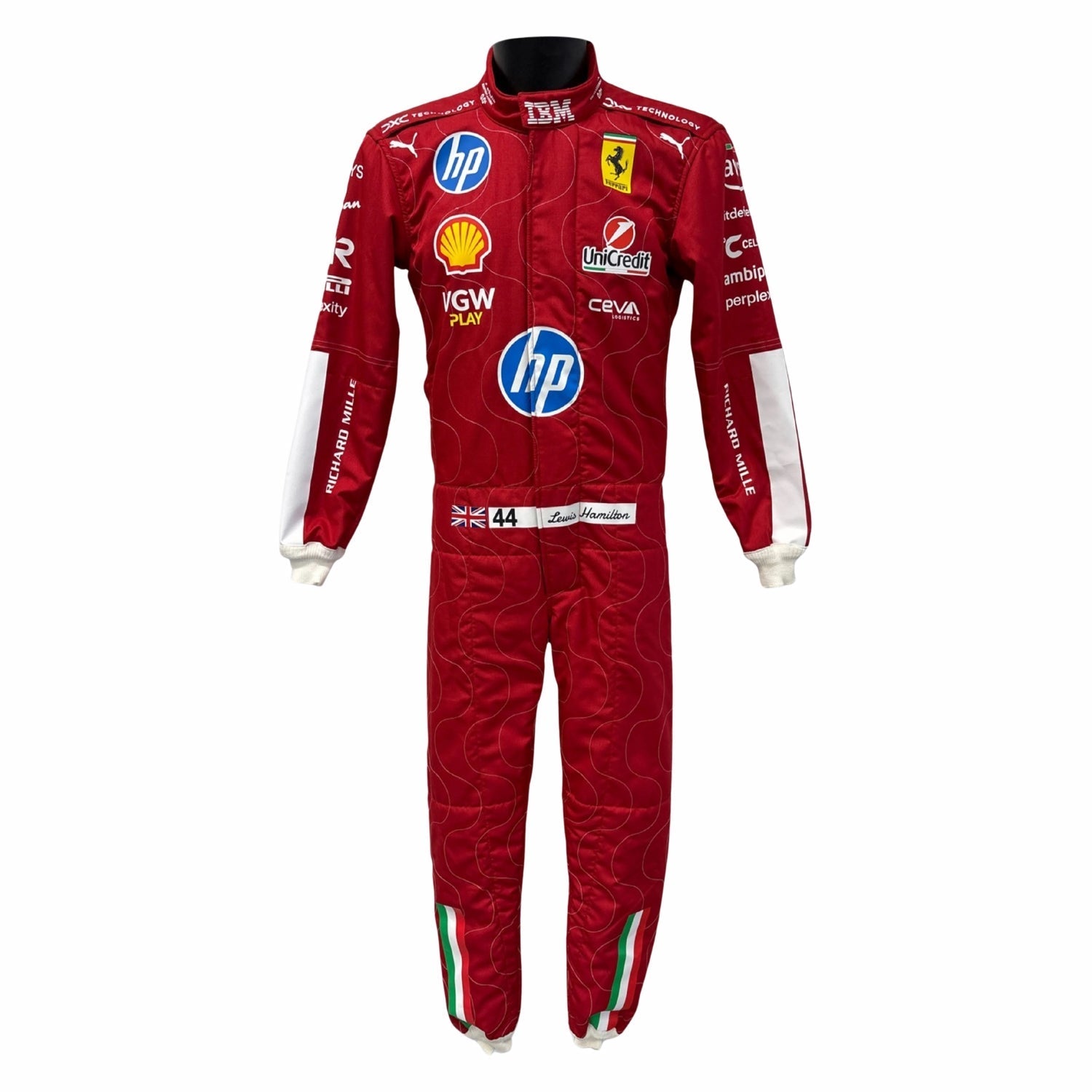 2025 F1 Racing Costume Worn by Charles Leclerc & Lewis Hamilton - Monza GP Endless Racewear