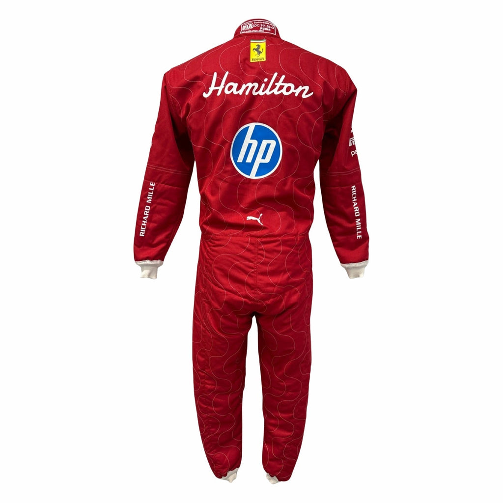 2025 F1 Racing Costume Worn by Charles Leclerc & Lewis Hamilton - Monza GP Endless Racewear