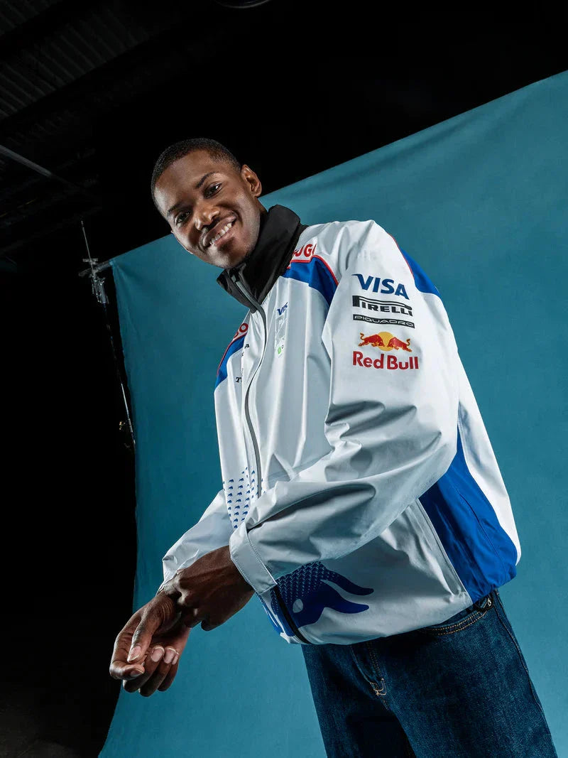 Visa Cash App RB F1 2025 Rain Jacket - White