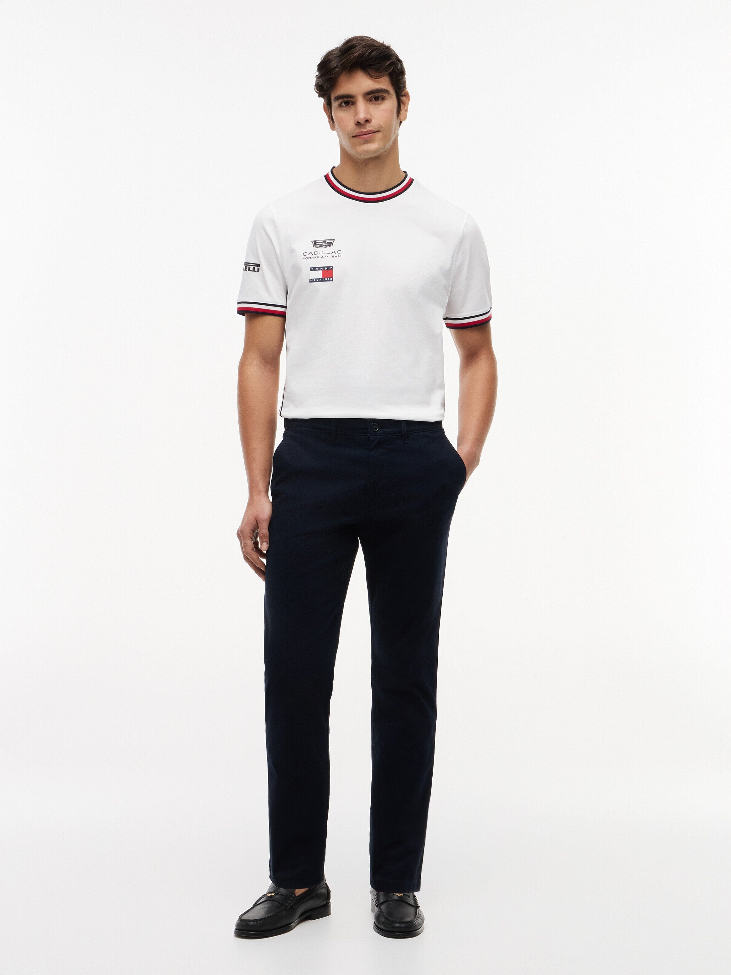 Cadillac F1 Racing 2026 Team T-Shirt - Black/White Cadillac F1