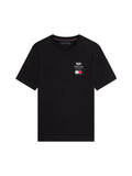Cadillac F1 Small Logo T-Shirt - Black/White T-shirts Cadillac F1 XXS Black 