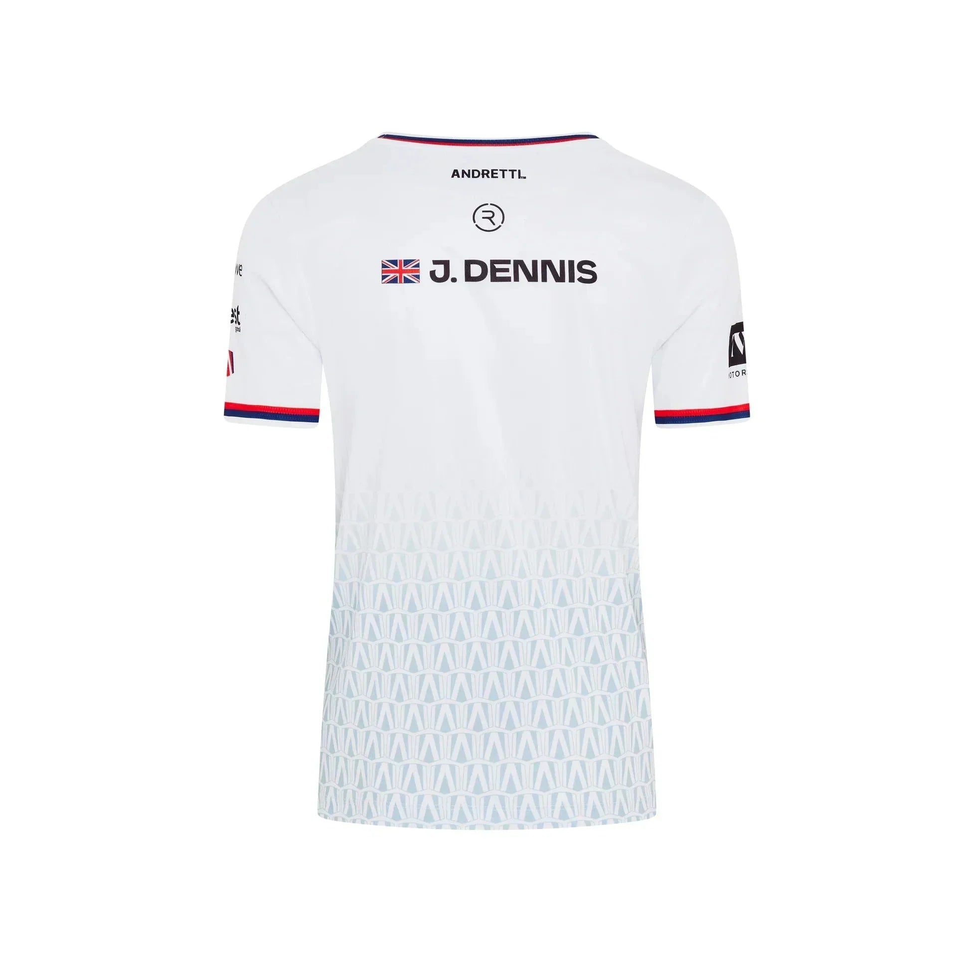 Andretti Formula E S12 x Reflo Team Jake Dennis T-Shirt - White Andretti Formula E