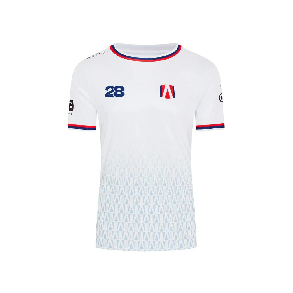 Andretti Formula E S12 x Reflo Felipe Drugovich T-Shirt - White Andretti Formula E