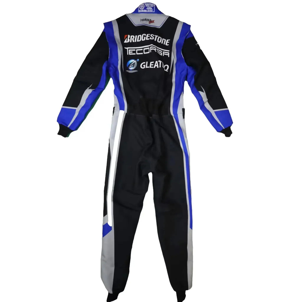 Marina Unik GLEATEQ Black Kart Racing Suits - Endless Racewear