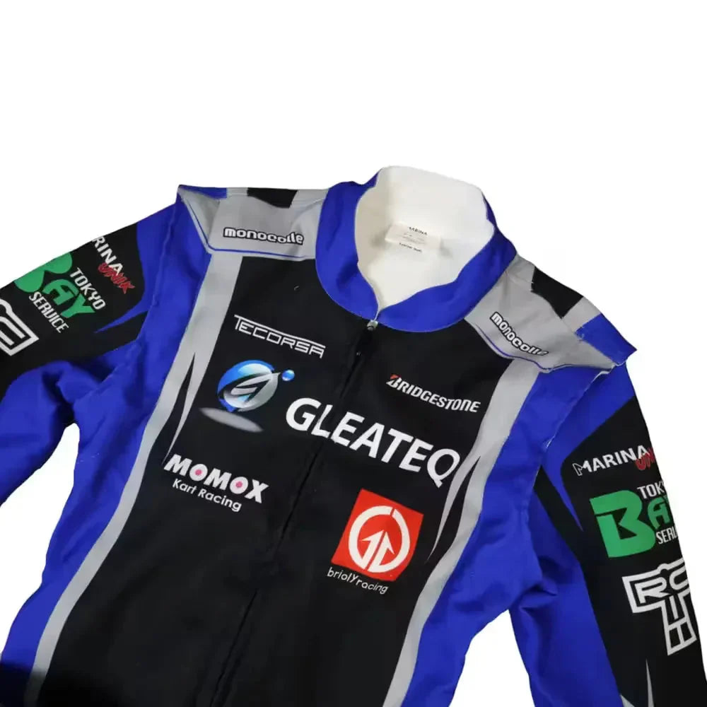 Marina Unik GLEATEQ Black Kart Racing Suits - Endless Racewear