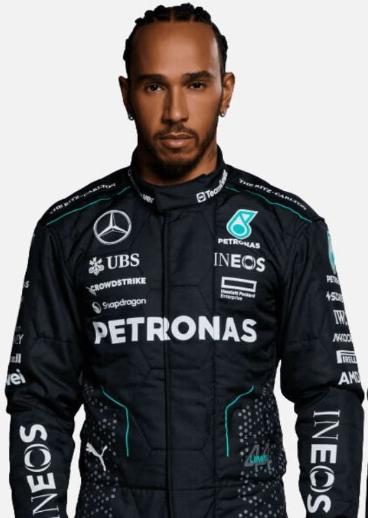 2024 Lewis Hamilton Mercedes AMG Petronas F1 Race Suit Endless Racewear